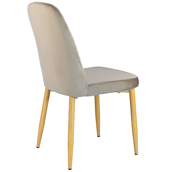 Стул Vetro Mebel N-44 Капучино/Дуб велюр-10
