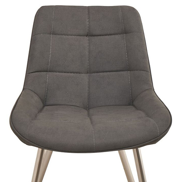 Стул Vetro Mebel N-45 Серый антик Экокожа-5