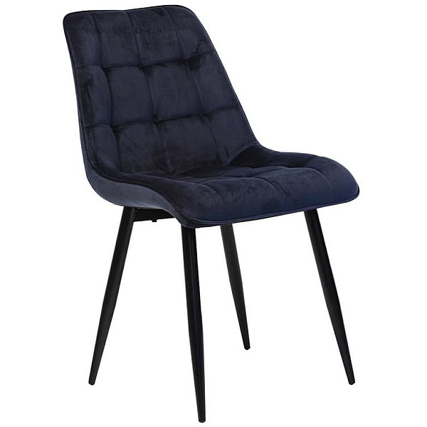 Стул Vetro Mebel N-46 Чернильно-синий велюр-0