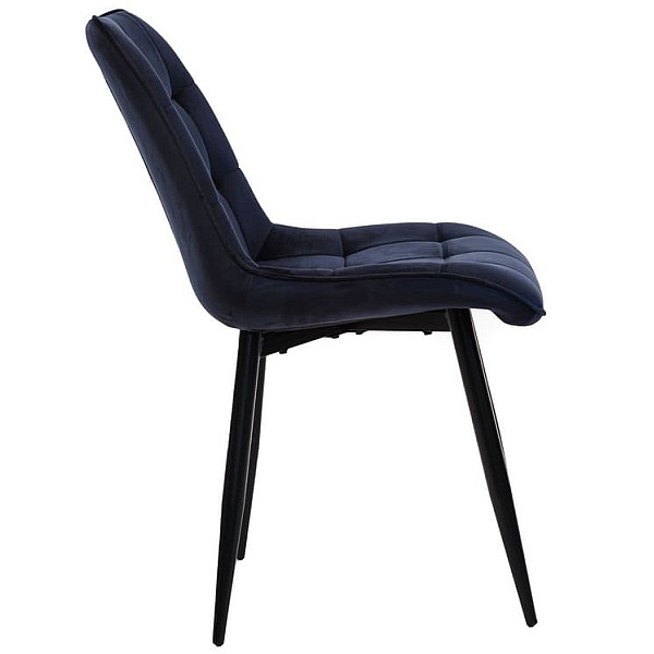 Стул Vetro Mebel N-46 Чернильно-синий велюр-3