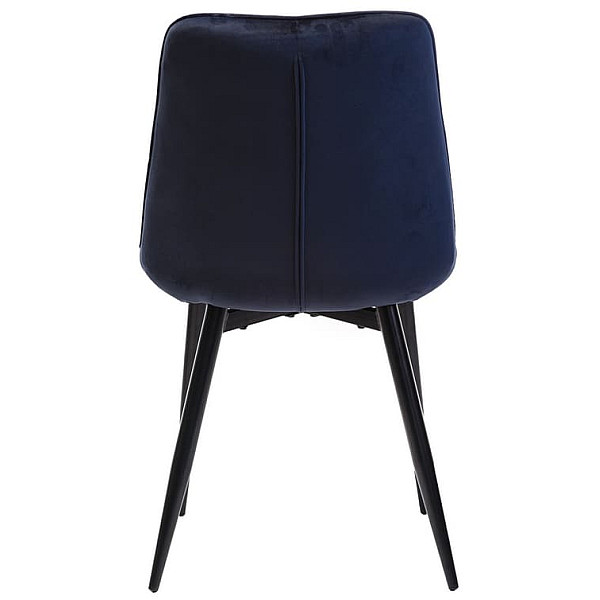 Стул Vetro Mebel N-46 Чернильно-синий велюр-5