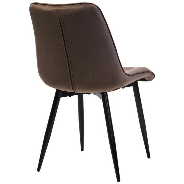 Стілець Vetro Mebel N-46 Коричневий велюр-3