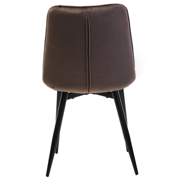 Стілець Vetro Mebel N-46 Коричневий велюр-4
