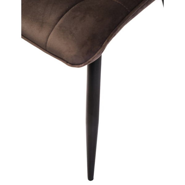 Стілець Vetro Mebel N-46 Коричневий велюр-9