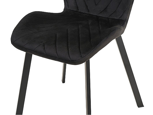 Стул Vetro Mebel N-54 Черный велюр-черный-10