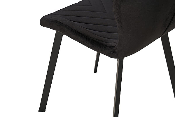Стул Vetro Mebel N-54 Черный велюр-черный-12