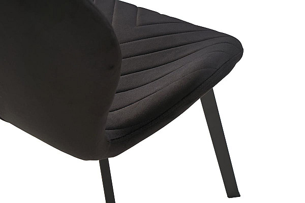 Стул Vetro Mebel N-54 Черный велюр-черный-11