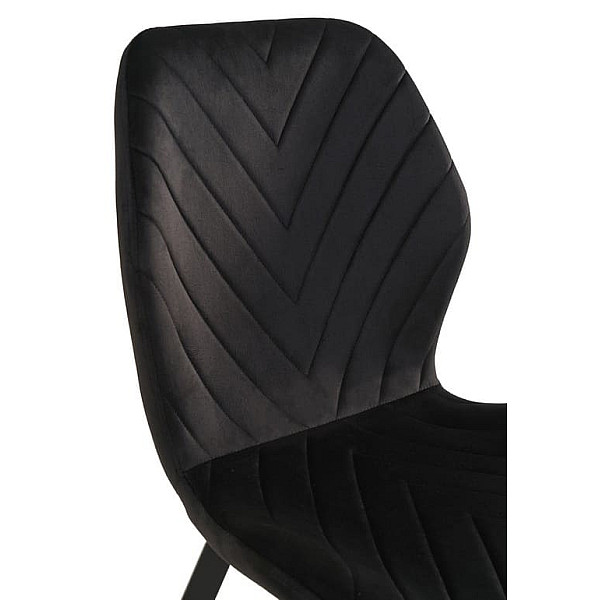 Стул Vetro Mebel N-54 Черный велюр-черный-9
