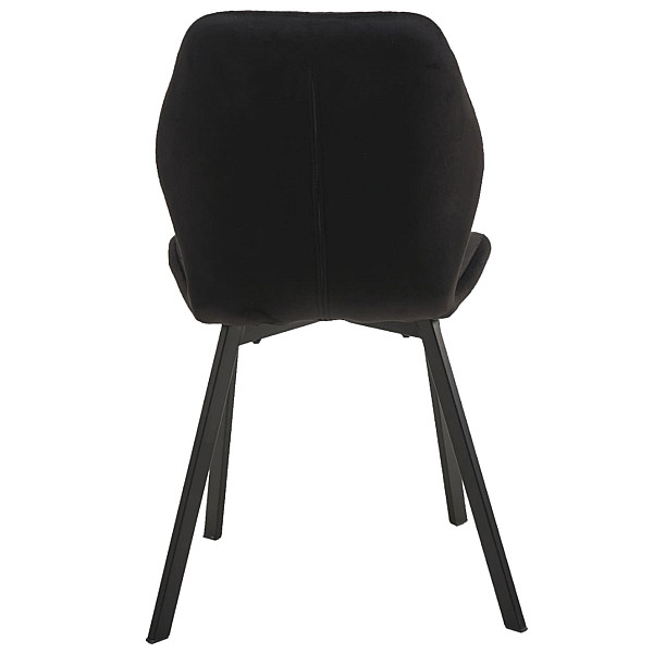 Стул Vetro Mebel N-54 Черный велюр-черный-7