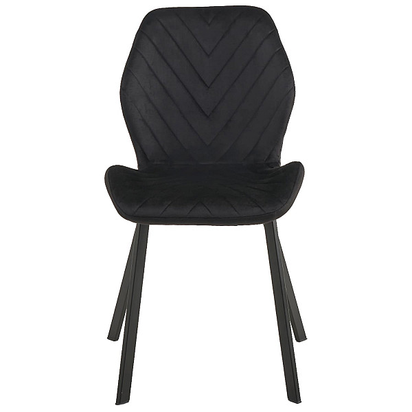 Стул Vetro Mebel N-54 Черный велюр-черный-4