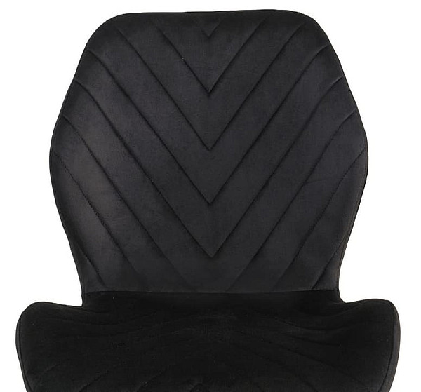 Стул Vetro Mebel N-54 Черный велюр-черный-8