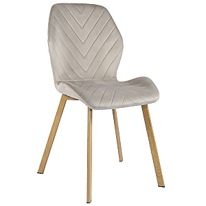 Стілець Vetro Mebel N-54 Капучино велюр-дуб