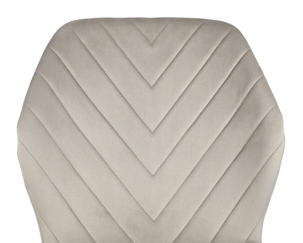 Стілець Vetro Mebel N-54 Капучино велюр-дуб-10