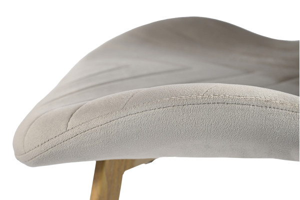 Стілець Vetro Mebel N-54 Капучино велюр-дуб-13