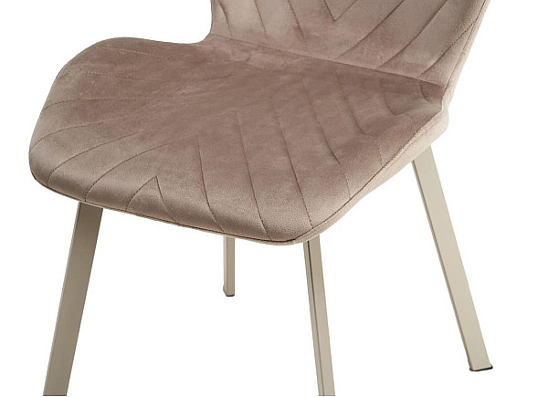 Стілець Vetro Mebel N-54 Капучіно велюр-капучіно-12