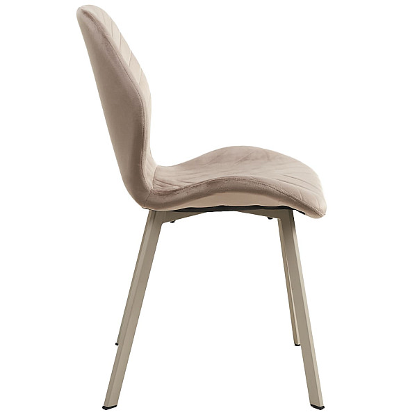 Стілець Vetro Mebel N-54 Капучіно велюр-капучіно-6