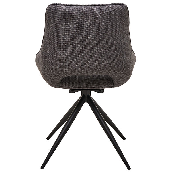 Стул поворотный Vetro Mebel R-105 Пепельный-черный ткань-13