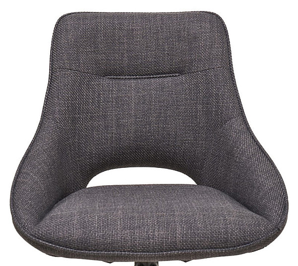 Стул поворотный Vetro Mebel R-105 Пепельный-черный ткань-14