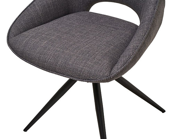 Стул поворотный Vetro Mebel R-105 Пепельный-черный ткань-17