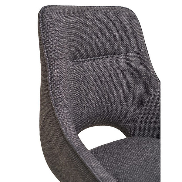 Стул поворотный Vetro Mebel R-105 Пепельный-черный ткань-16