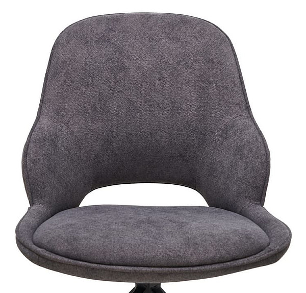 Стілець поворотний Vetro Mebel R-110 Макіато-чорний тканина-5