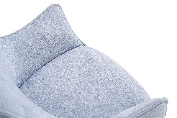 Стул поворотный Vetro Mebel R-150 Блу грей-черный ткань-8