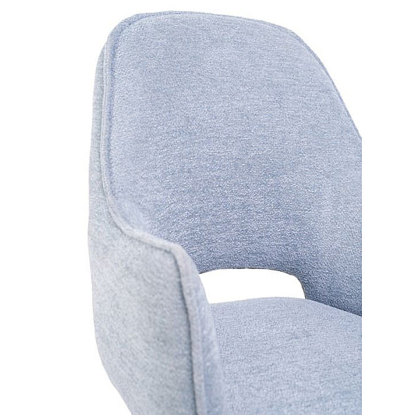 Стул поворотный Vetro Mebel R-150 Блу грей-черный ткань-7