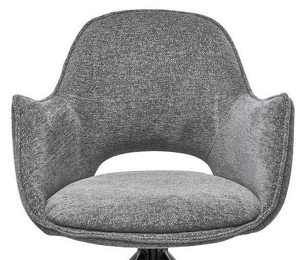 Стул поворотный Vetro Mebel R-150 Пепельный-черный ткань-11
