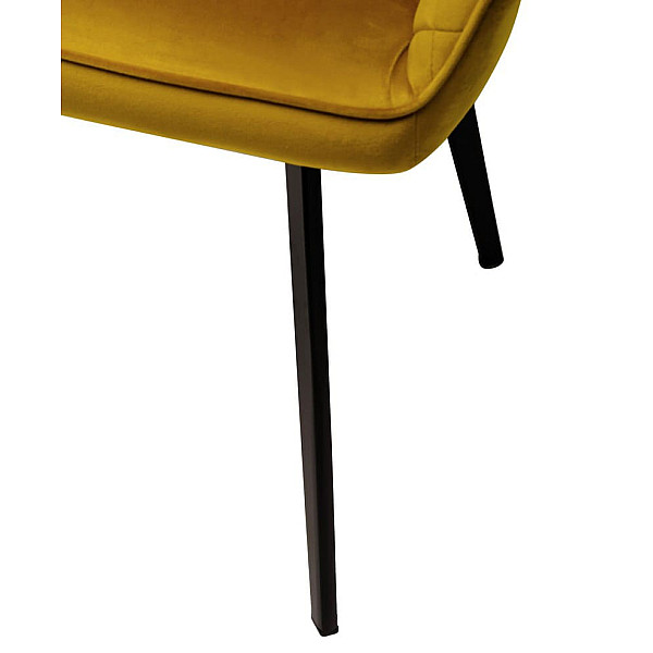 Стул поворотный Vetro Mebel R-63 Горчичный велюр-12