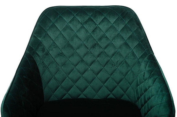 Стул поворотный Vetro Mebel R-63 Изумрудный велюр-5