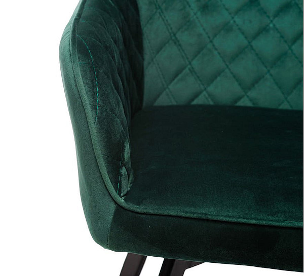 Стул поворотный Vetro Mebel R-63 Изумрудный велюр-6