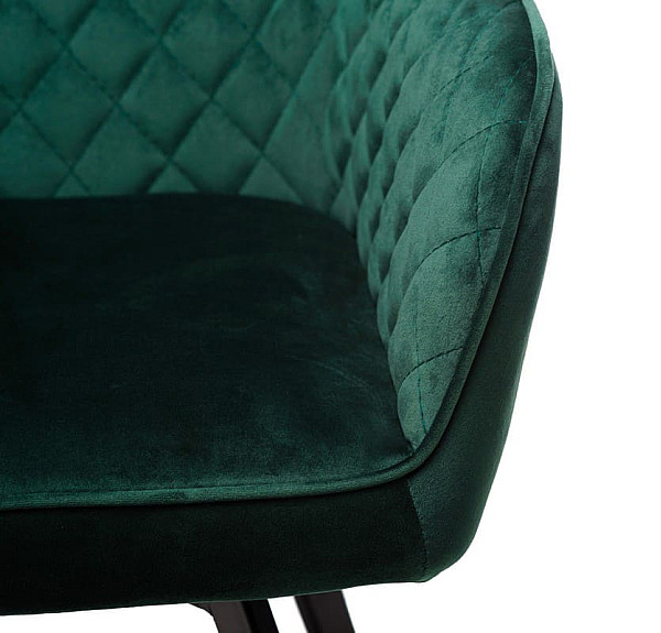 Стул поворотный Vetro Mebel R-63 Изумрудный велюр-7