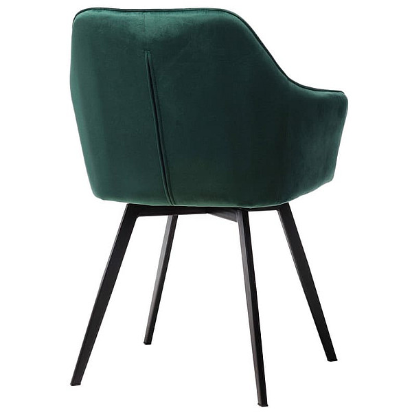 Стул поворотный Vetro Mebel R-63 Изумрудный велюр-3