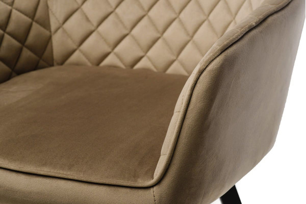 Стілець поворотний Vetro Mebel R-63 Капучіно велюр-6