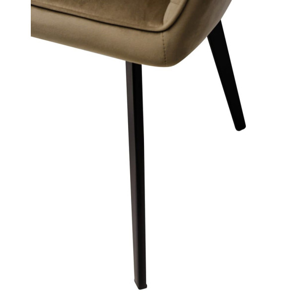 Стілець поворотний Vetro Mebel R-63 Капучіно велюр-9