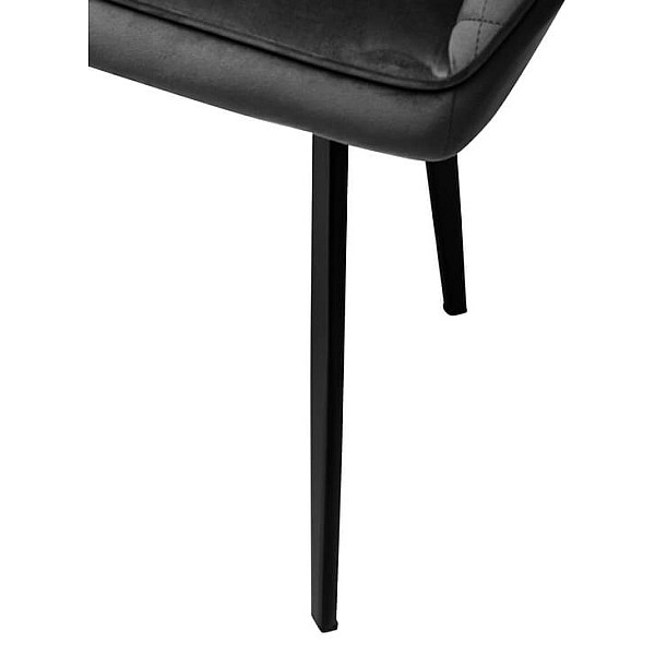 Стул поворотный Vetro Mebel R-63 Серый велюр-11