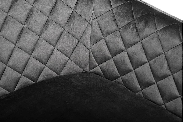 Стул поворотный Vetro Mebel R-63 Серый велюр-10