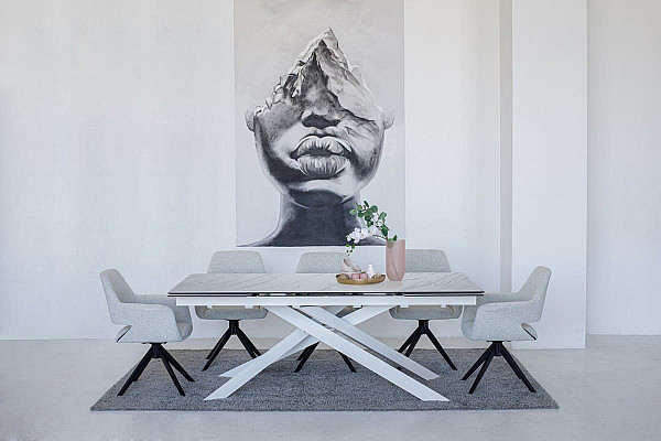 Стул поворотный Vetro Mebel R-75 Натуральный букле-1