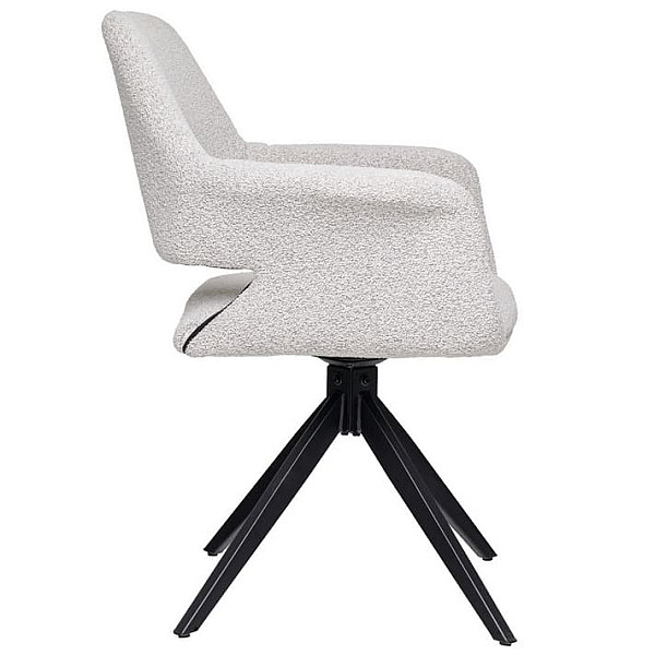 Стул поворотный Vetro Mebel R-75 Натуральный букле-5