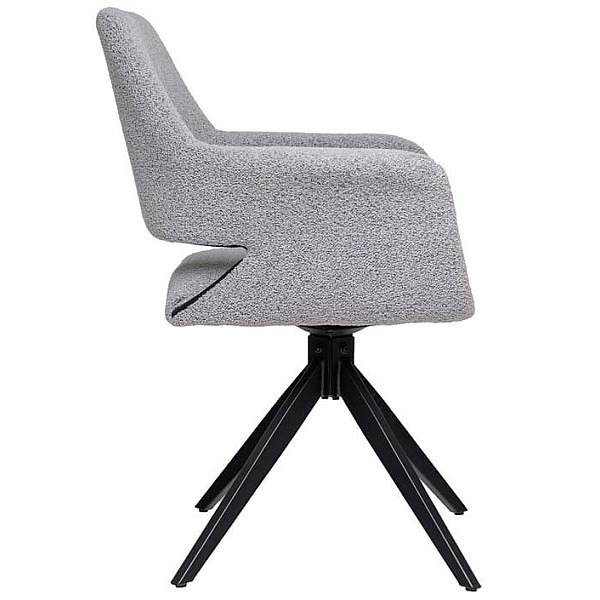 Стул поворотный Vetro Mebel R-75 Серый букле-2