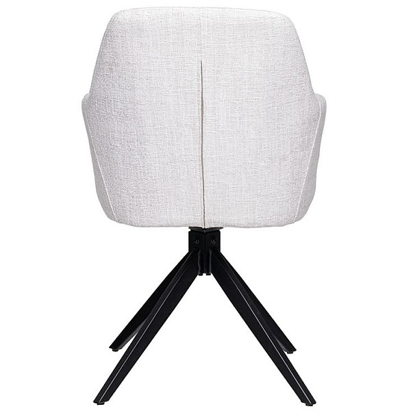 Стул поворотный Vetro Mebel R-95 Светло-серый рогожка-5