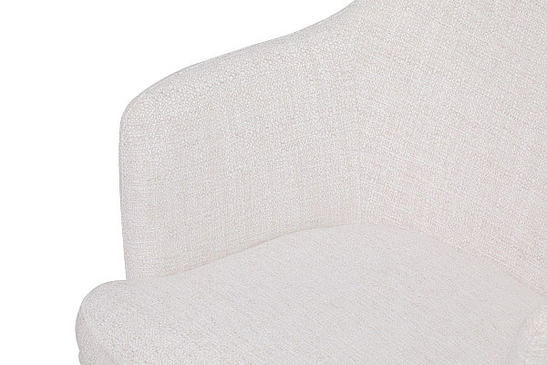 Стул поворотный Vetro Mebel R-95 Светло-серый рогожка-8