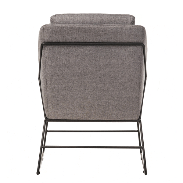 Крісло Vetro Mebel Даріо Сірий-3