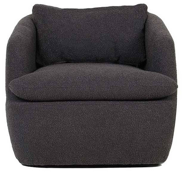 Поворотне крісло Vetro Mebel Гарібальді Графіт-6