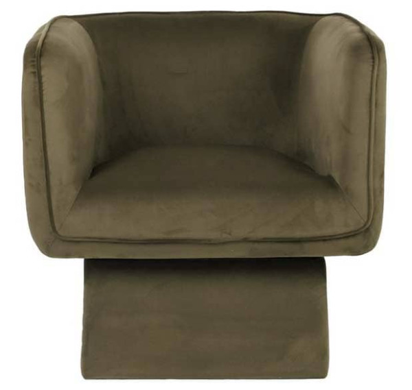 Поворотное кресло Vetro Mebel Мириам Зеленый мох-8