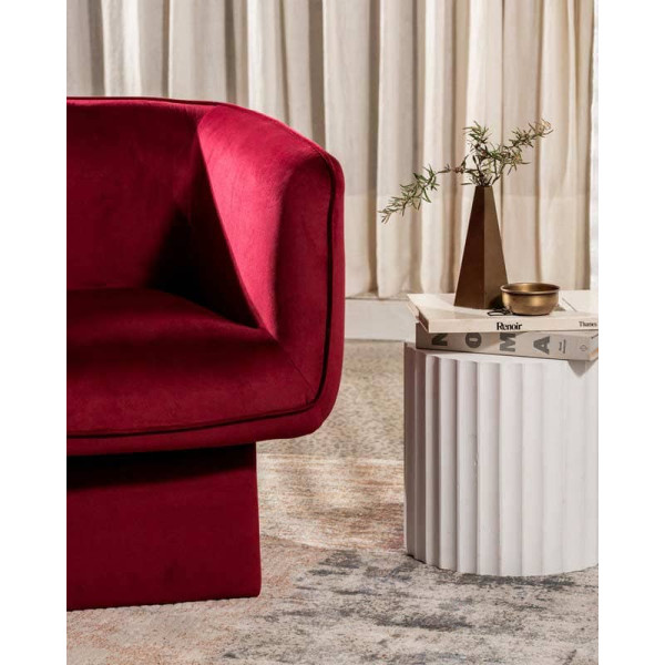 Поворотне крісло Vetro Mebel Міріам Винний-2