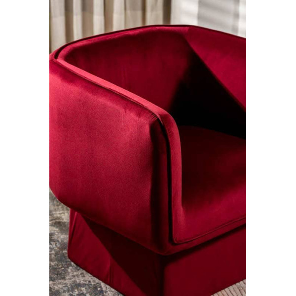 Поворотне крісло Vetro Mebel Міріам Винний-3