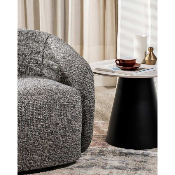 Поворотное кресло Vetro Mebel Тино Серый-2