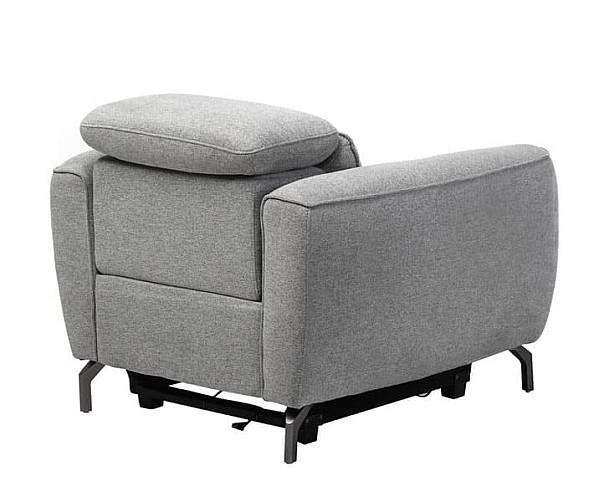 Крісло реклайнер Vetro Mebel Валентино Сірий-8