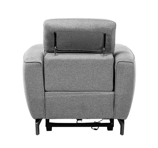 Крісло реклайнер Vetro Mebel Валентино Сірий-14